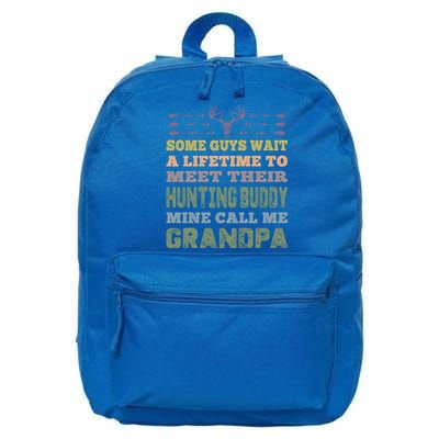 Some Guys Wait A Lifetime To Meet Their Hunting Buddy Cute Gift 16 in Basic Backpack