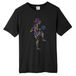 Soccer Girl Women Players Tall Fusion ChromaSoft Performance T-Shirt