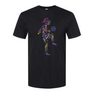 Soccer Girl Women Players Softstyle CVC T-Shirt