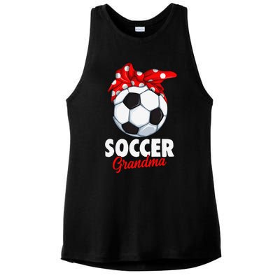 Soccer Grandma Women Ladies PosiCharge Tri-Blend Wicking Tank