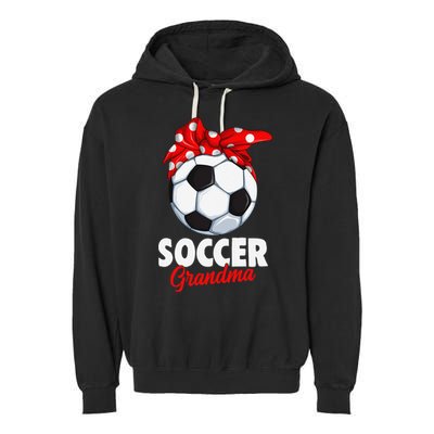 Soccer Grandma Women Garment-Dyed Fleece Hoodie