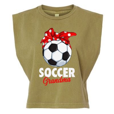 Soccer Grandma Women Garment-Dyed Women's Muscle Tee