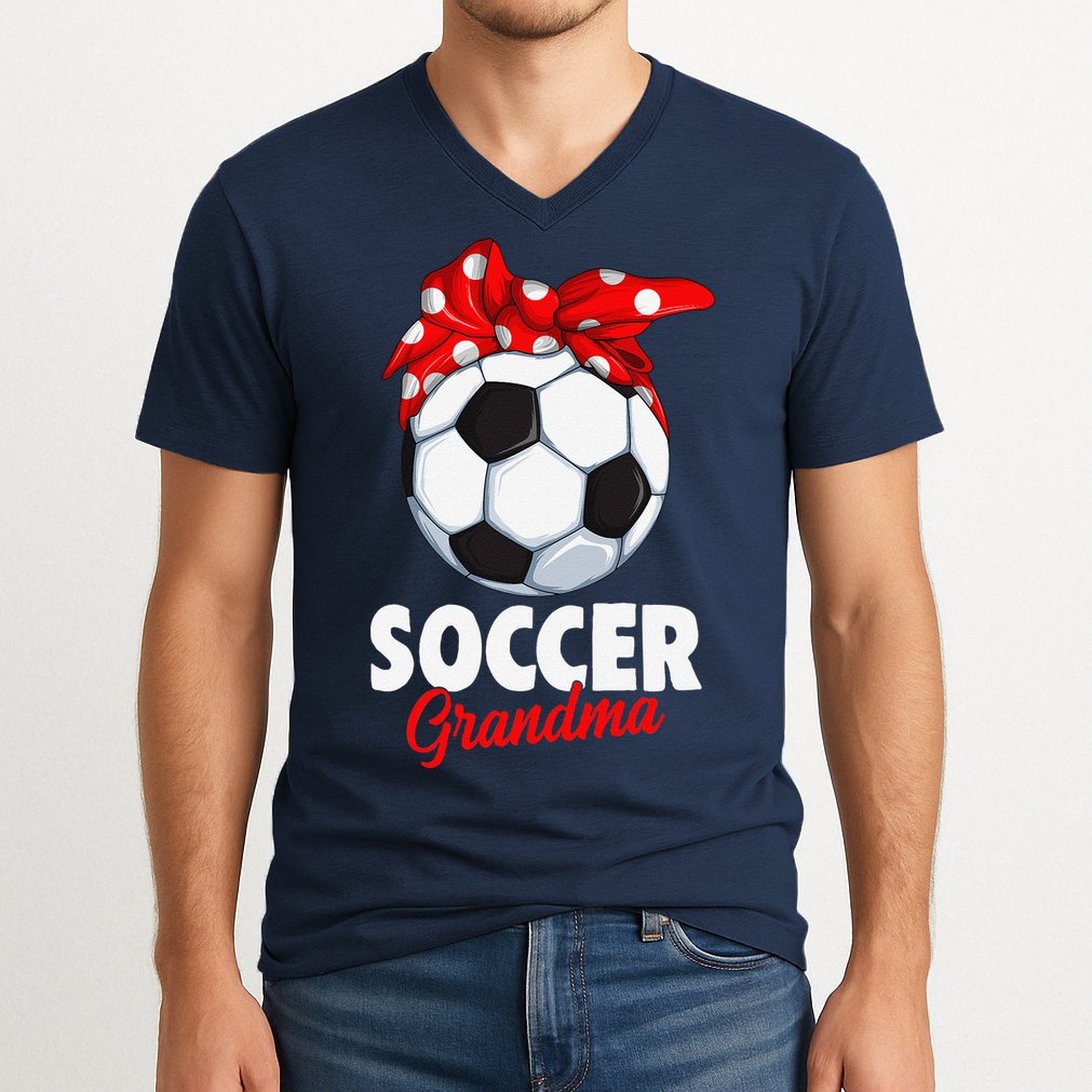 Soccer Grandma Women V-Neck T-Shirt
