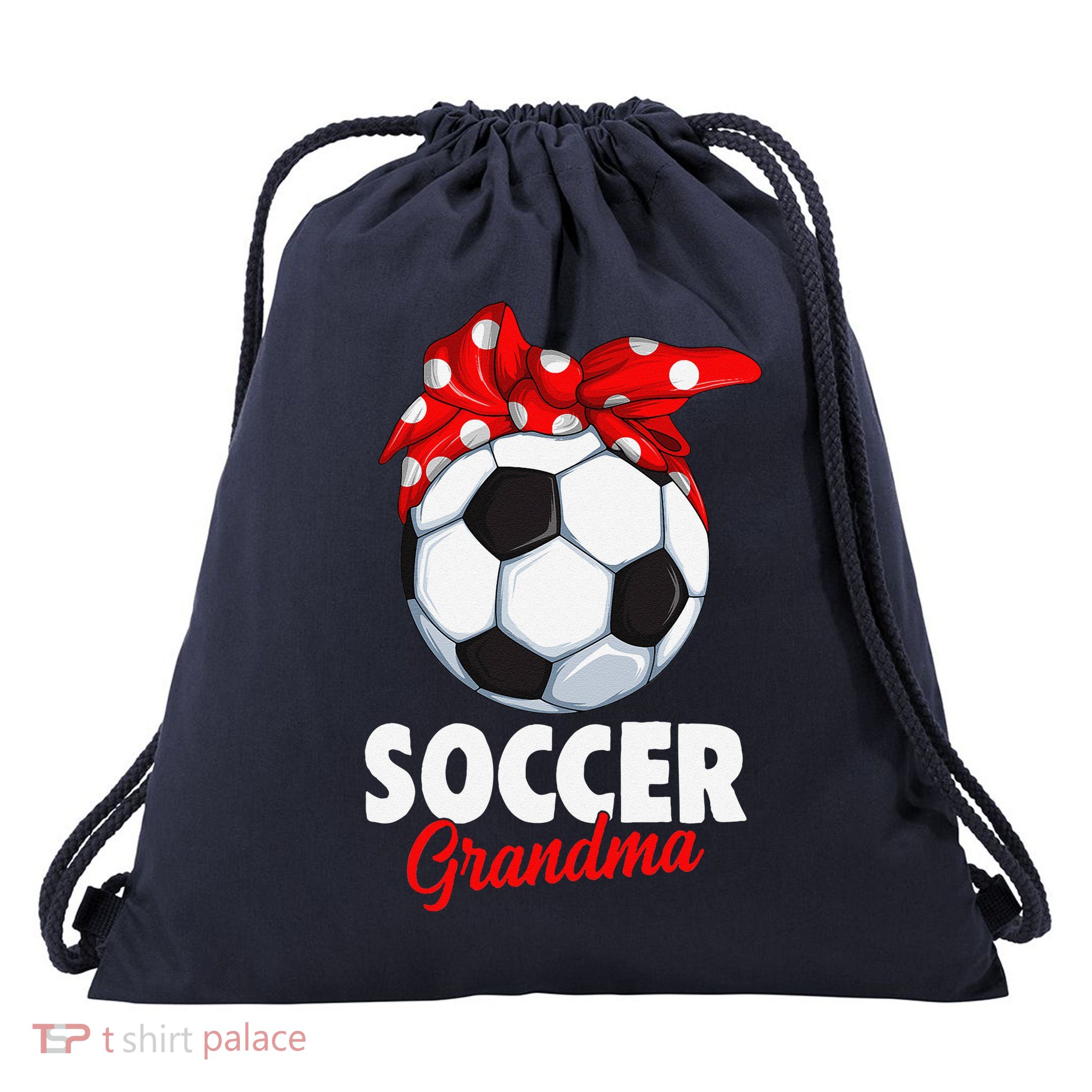 Soccer Grandma Women Drawstring Bag