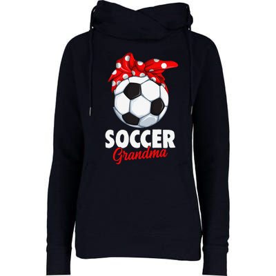 Soccer Grandma Women Womens Funnel Neck Pullover Hood