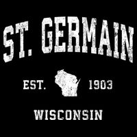 St. Germain Wisconsin Wi Vintage Athletic Sports Toddler T-Shirt