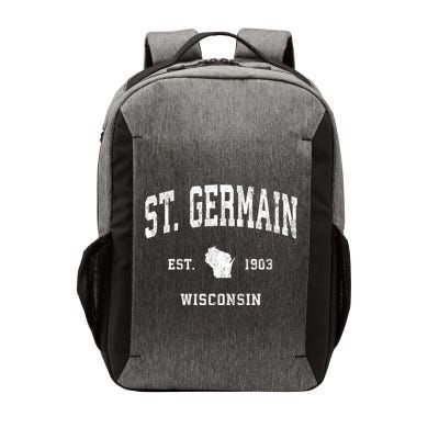 St. Germain Wisconsin Wi Vintage Athletic Sports Vector Backpack