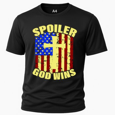 Spoiler God Wins American Flag Performance Shirt
