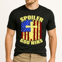 Spoiler God Wins American Flag Cooling Performance Crew T-Shirt