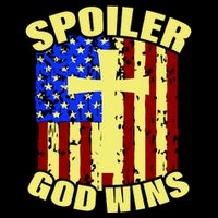 Spoiler God Wins American Flag Cooling Performance Crew T-Shirt