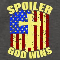 Spoiler God Wins American Flag Vector Backpack
