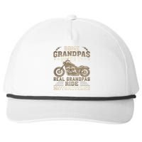 Some Grandpas Watch TV Real Grandpas Ride Motorcycles Snapback Five-Panel Rope Hat