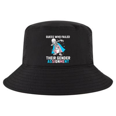 Skeleton Guess Who Failed Their Gender Assignment Cool Comfort Performance Bucket Hat