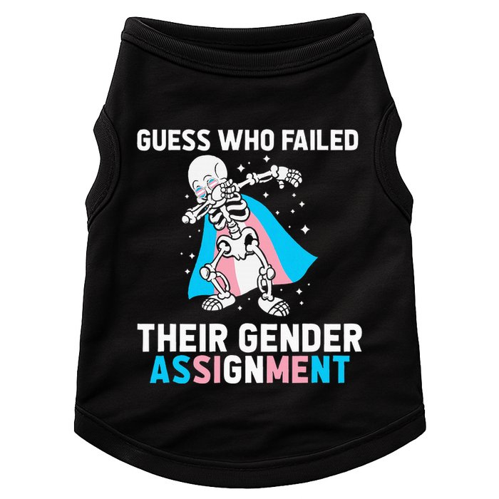 Skeleton Guess Who Failed Their Gender Assignment Doggie Tank