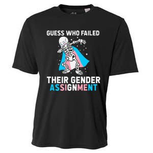 Skeleton Guess Who Failed Their Gender Assignment Cooling Performance Crew T-Shirt