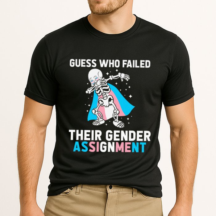 Skeleton Guess Who Failed Their Gender Assignment Performance Shirt