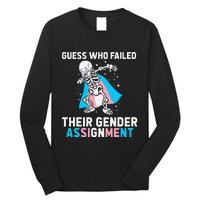 Skeleton Guess Who Failed Their Gender Assignment Long Sleeve Shirt