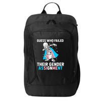 Skeleton Guess Who Failed Their Gender Assignment City Backpack
