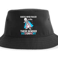 Skeleton Guess Who Failed Their Gender Assignment Sustainable Bucket Hat