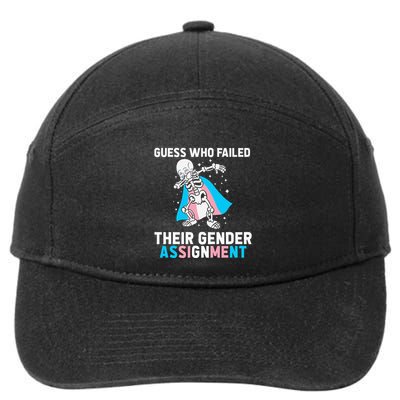Skeleton Guess Who Failed Their Gender Assignment 7-Panel Snapback Hat