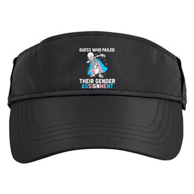 Skeleton Guess Who Failed Their Gender Assignment Adult Drive Performance Visor