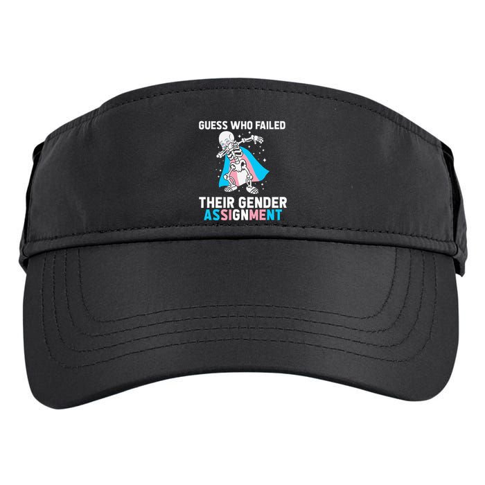 Skeleton Guess Who Failed Their Gender Assignment Adult Drive Performance Visor