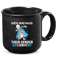 Skeleton Guess Who Failed Their Gender Assignment 15oz Campfire Ceramic Mug