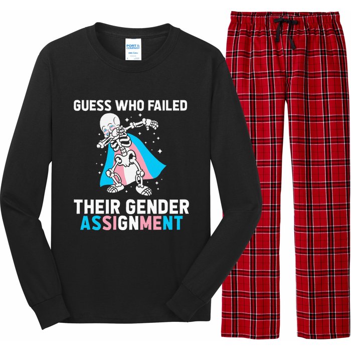 Skeleton Guess Who Failed Their Gender Assignment Long Sleeve Pajama Set