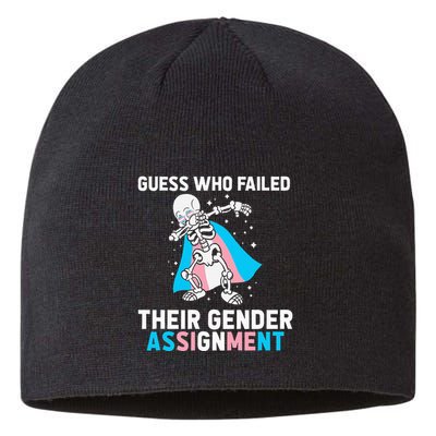 Skeleton Guess Who Failed Their Gender Assignment Sustainable Beanie
