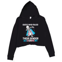 Skeleton Guess Who Failed Their Gender Assignment Crop Fleece Hoodie