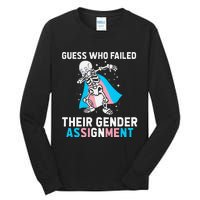 Skeleton Guess Who Failed Their Gender Assignment Tall Long Sleeve T-Shirt