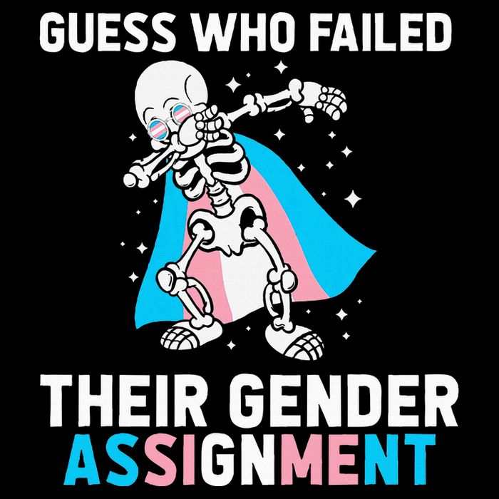 Skeleton Guess Who Failed Their Gender Assignment Bag