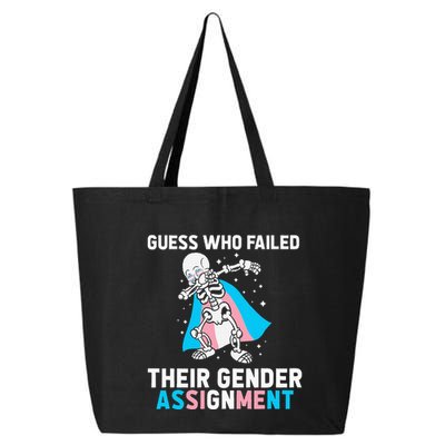 Skeleton Guess Who Failed Their Gender Assignment 25L Jumbo Tote