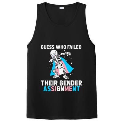 Skeleton Guess Who Failed Their Gender Assignment PosiCharge Competitor Tank