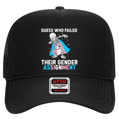 Skeleton Guess Who Failed Their Gender Assignment Trucker Hat