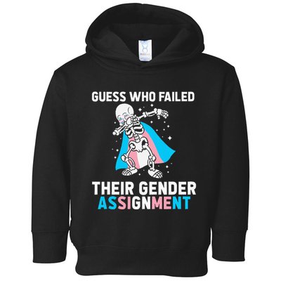 Skeleton Guess Who Failed Their Gender Assignment Toddler Hoodie