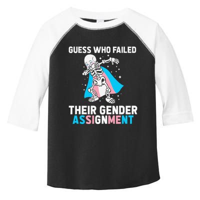 Skeleton Guess Who Failed Their Gender Assignment Toddler Fine Jersey T-Shirt