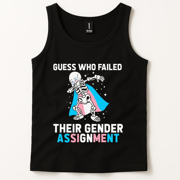 Skeleton Guess Who Failed Their Gender Assignment Tank Top