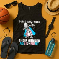 Skeleton Guess Who Failed Their Gender Assignment Tank Top