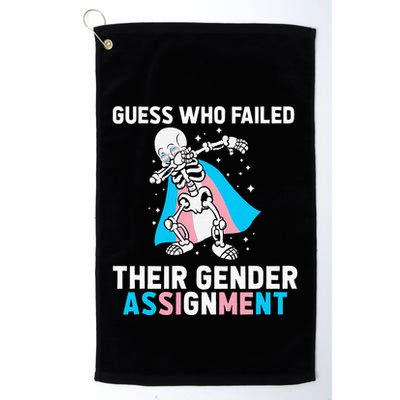 Skeleton Guess Who Failed Their Gender Assignment Golf Towel