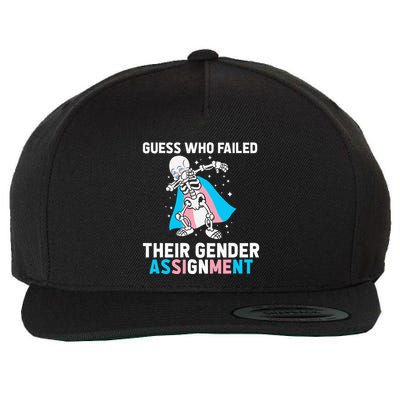 Skeleton Guess Who Failed Their Gender Assignment Wool Snapback Cap
