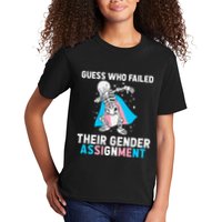 Skeleton Guess Who Failed Their Gender Assignment Kids T-Shirt