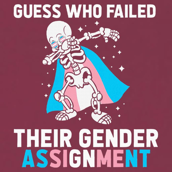 Skeleton Guess Who Failed Their Gender Assignment 16oz Travel Tumbler