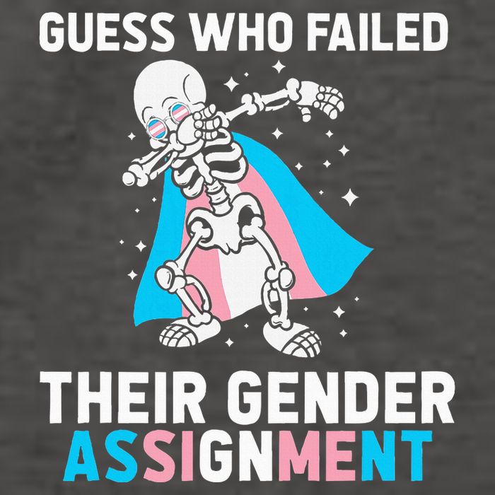 Skeleton Guess Who Failed Their Gender Assignment Vector Backpack