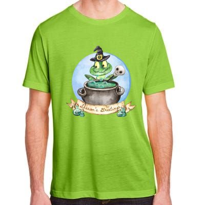 Season's Greetings Witchy Halloween Meaningful Gift Adult ChromaSoft Performance T-Shirt