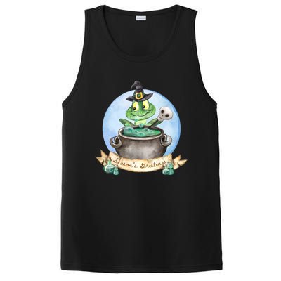 Season's Greetings Witchy Halloween Meaningful Gift PosiCharge Competitor Tank