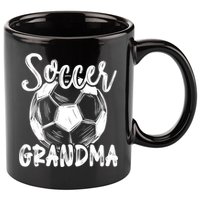Soccer Grandma Wo Family Matching Team Player Soccer Ball 11oz C Handle Ceramic Mug