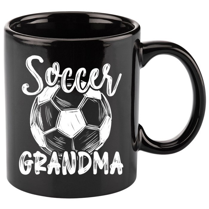 Soccer Grandma Wo Family Matching Team Player Soccer Ball 11oz C Handle Ceramic Mug