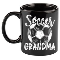 Soccer Grandma Wo Family Matching Team Player Soccer Ball 11oz C Handle Ceramic Mug