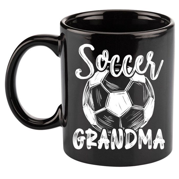 Soccer Grandma Wo Family Matching Team Player Soccer Ball 11oz C Handle Ceramic Mug